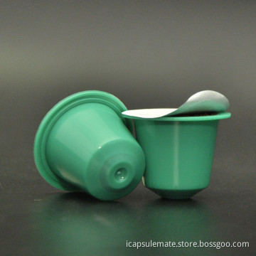 2014 hot sale coffee capsule compatible nespresso green 